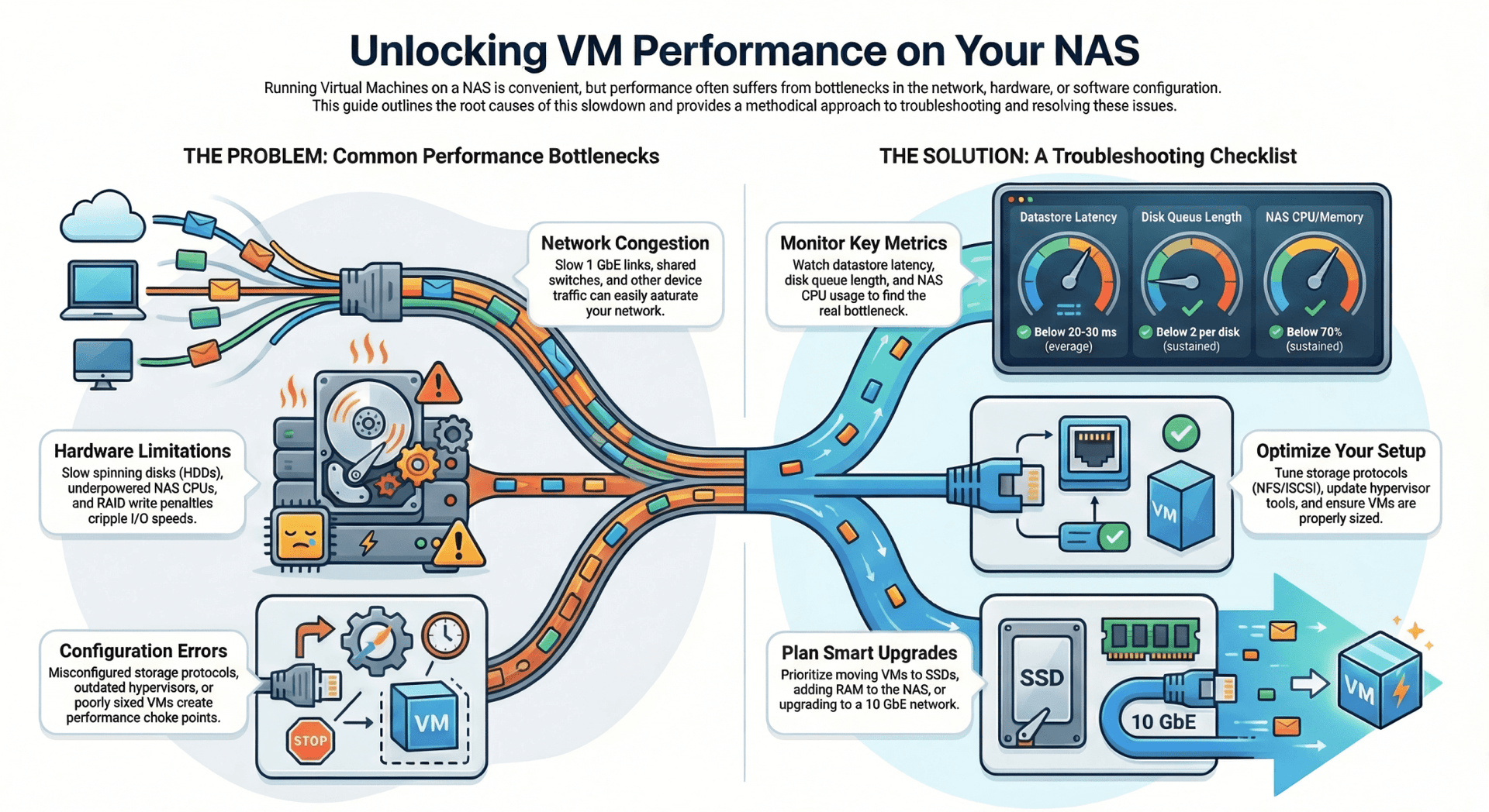 How to Fix Slow VM Performance on NAS (Updated March 2026)