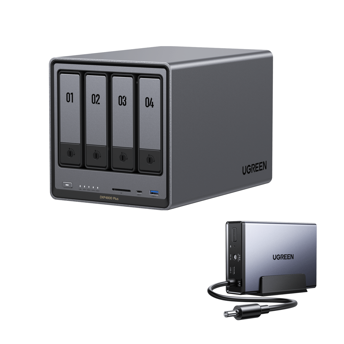 UGREEN 4Bay NAS paired with a dedicated UPS ensures worry-free storage for your data.