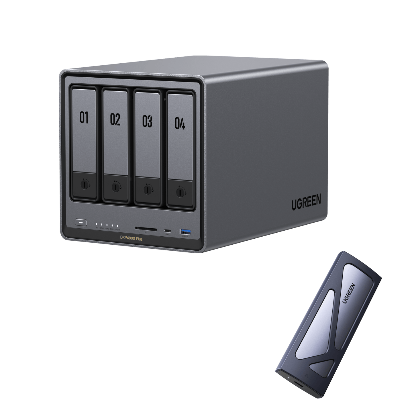 UGREEN NASync DXP4800 Plus + Card Reader