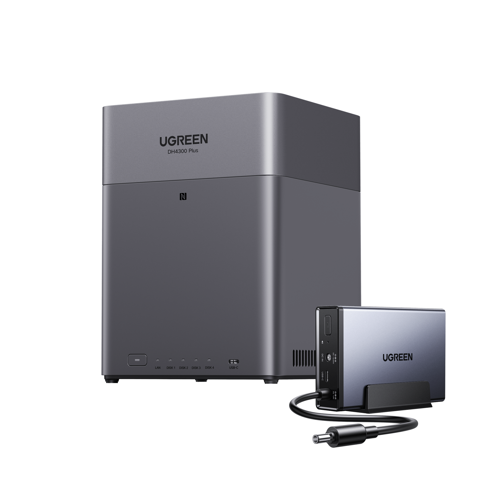 UGREEN NASync DH4300 Plus + 120W DC UPS