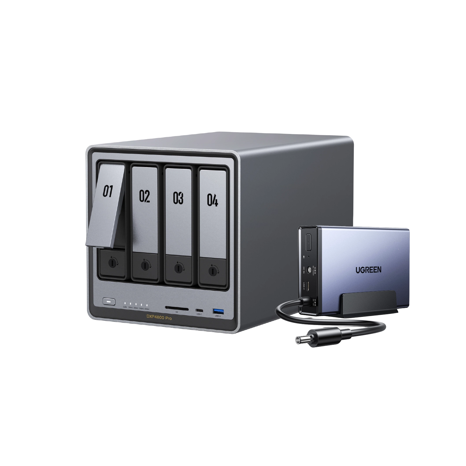 UGREEN NASync DXP4800 Pro + 120W DC UPS